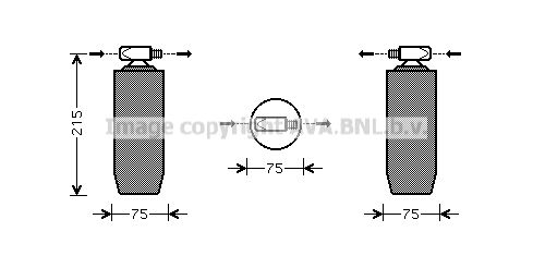 AVA QUALITY COOLING džiovintuvas, oro kondicionierius RED056